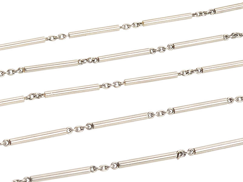 Weighty & Fine Art Deco Platinum Chain