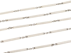 Weighty & Fine Art Deco Platinum Chain