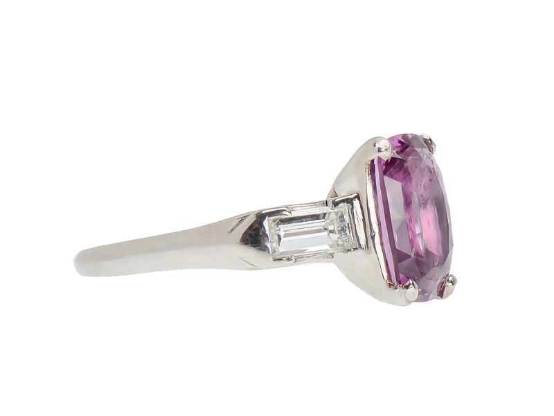 Mid Century Spinel Diamond Ring