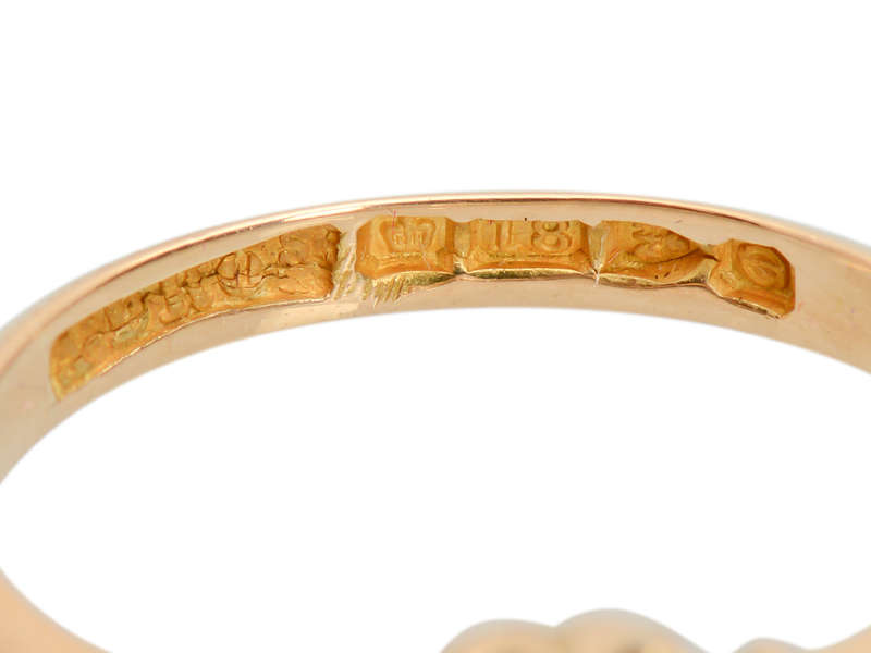 Night Magic - Moonstone 18k Gold Ring of 1904