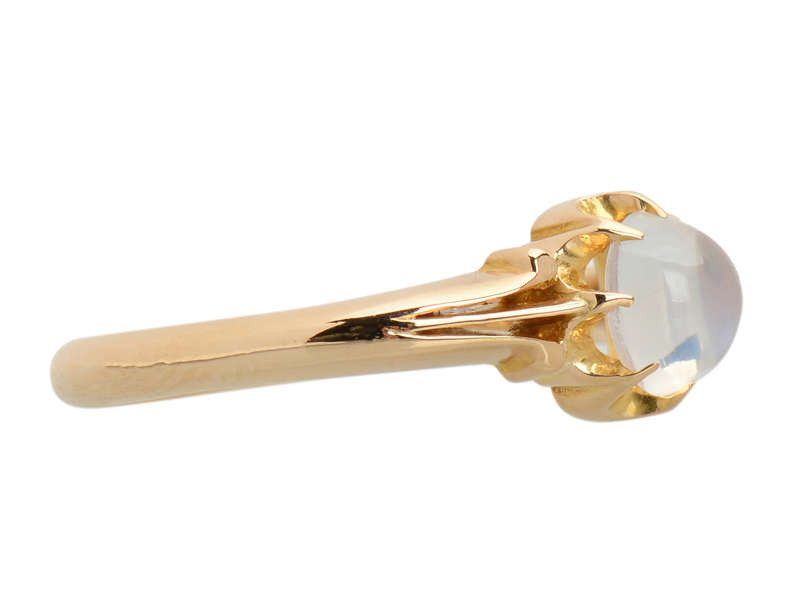 Night Magic - Moonstone 18k Gold Ring of 1904