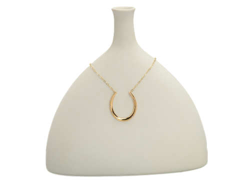 Riker Gold Horseshoe Necklace