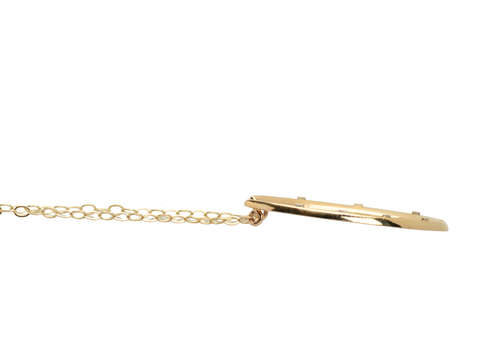 Riker Gold Horseshoe Necklace