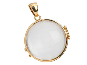 Divine Your Future - Rock Crystal Locket Pendant