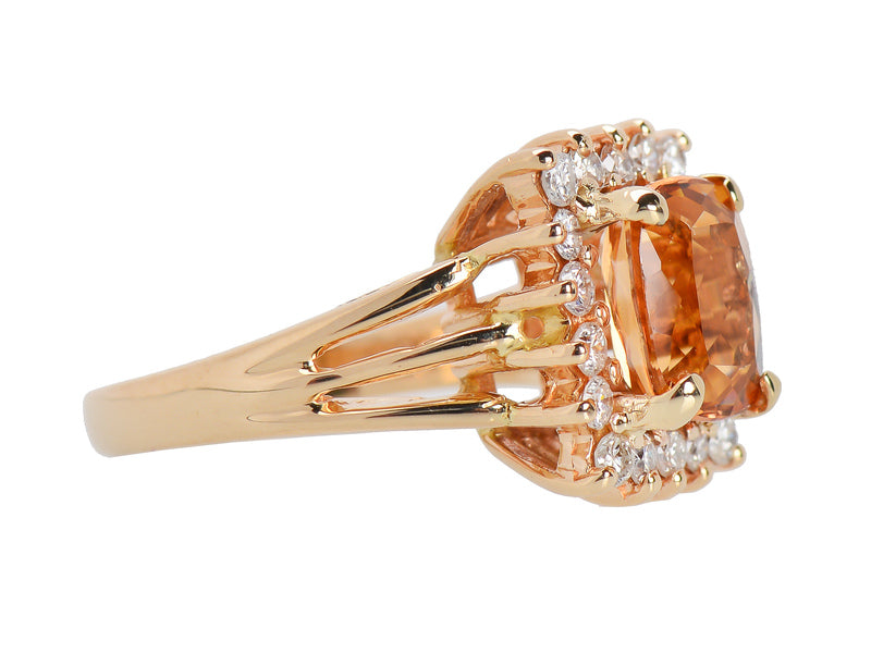 
                      
                        Imperial Topaz Diamond Halo Ring
                      
                    