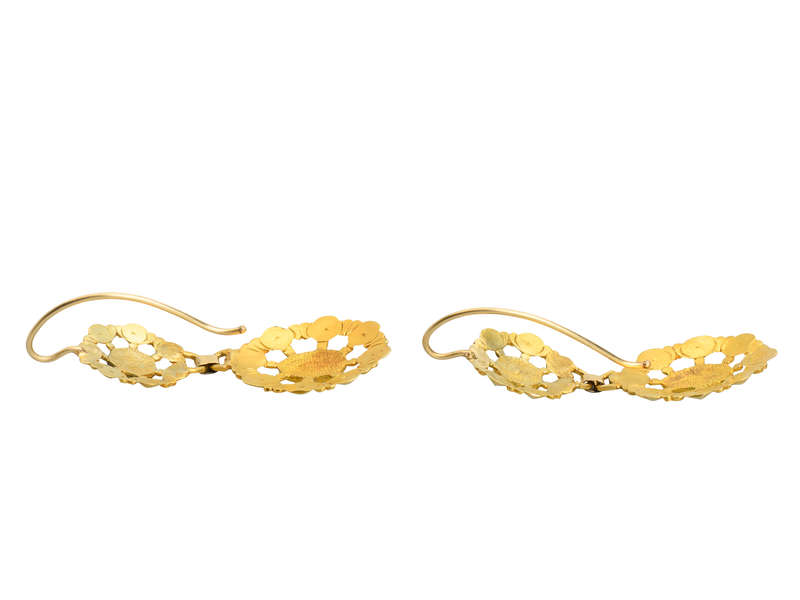 
                      
                        Antigo Jóia - Georgian Iberian Diamond Earrings
                      
                    