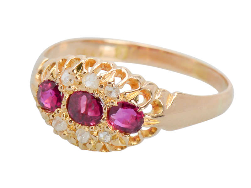 
                      
                        Ruby Resonant - Edwardian Diamond Ring of 1905
                      
                    