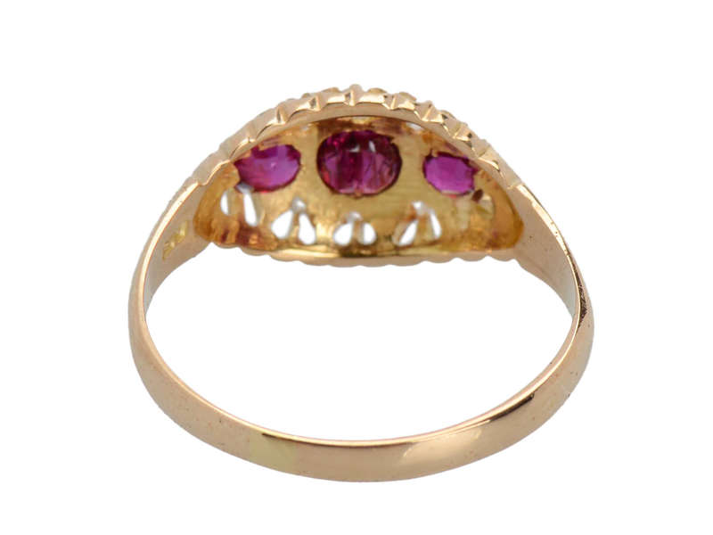 Ruby Resonant - Edwardian Diamond Ring of 1905
