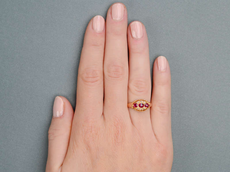 
                      
                        Ruby Resonant - Edwardian Diamond Ring of 1905
                      
                    