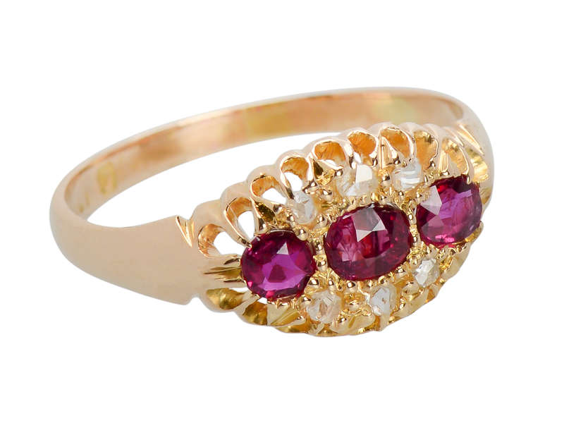 Ruby Resonant - Edwardian Diamond Ring of 1905