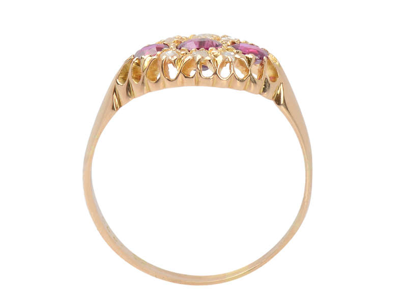 Ruby Resonant - Edwardian Diamond Ring of 1905