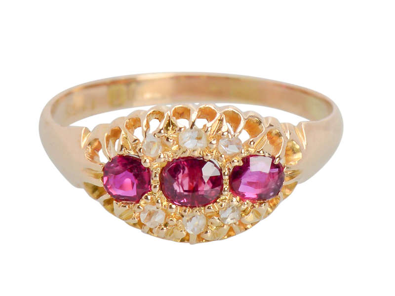 Ruby Resonant - Edwardian Diamond Ring of 1905