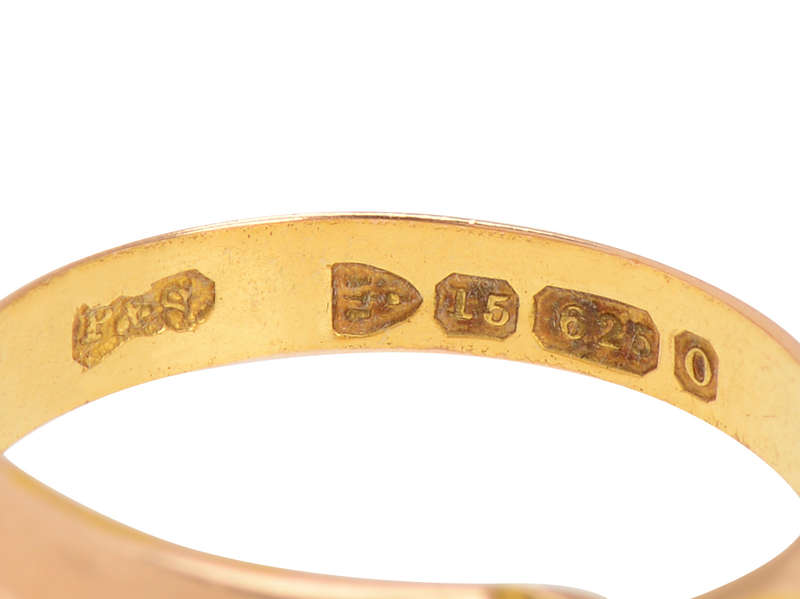 Garnet Diamond Ring of 1897