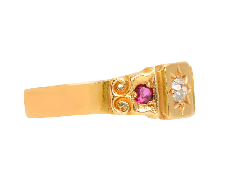
                      
                        E.H. Kirkby Edwardian Diamond Ruby Ring
                      
                    
