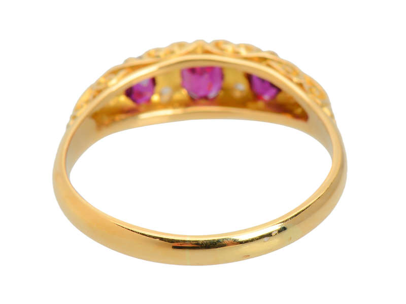 1908 - A Very Good Year for a Ruby Diamond Ring