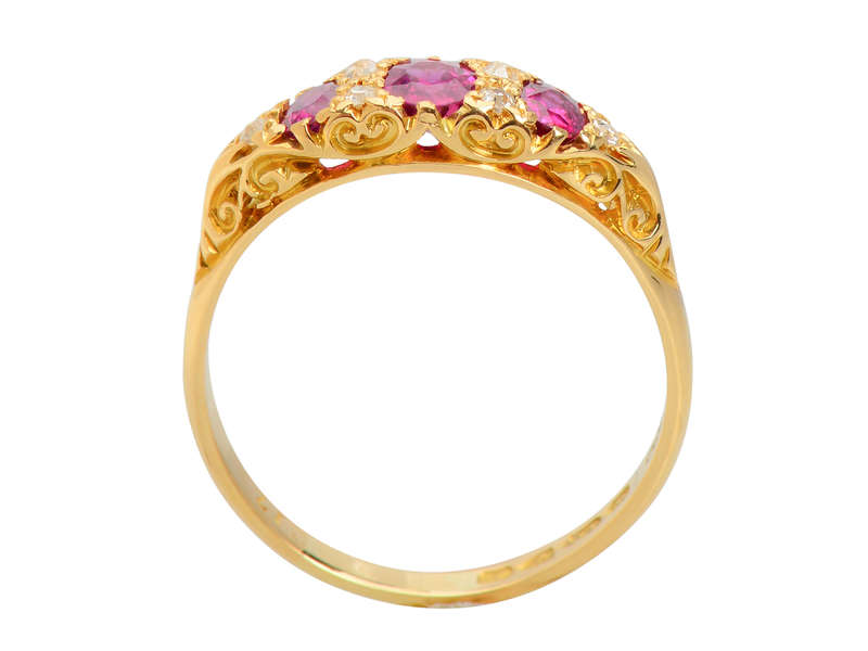 1908 - A Very Good Year for a Ruby Diamond Ring