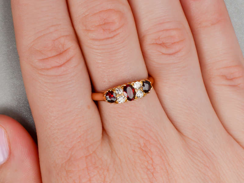 Classic Trilogy Natural Ruby Ring