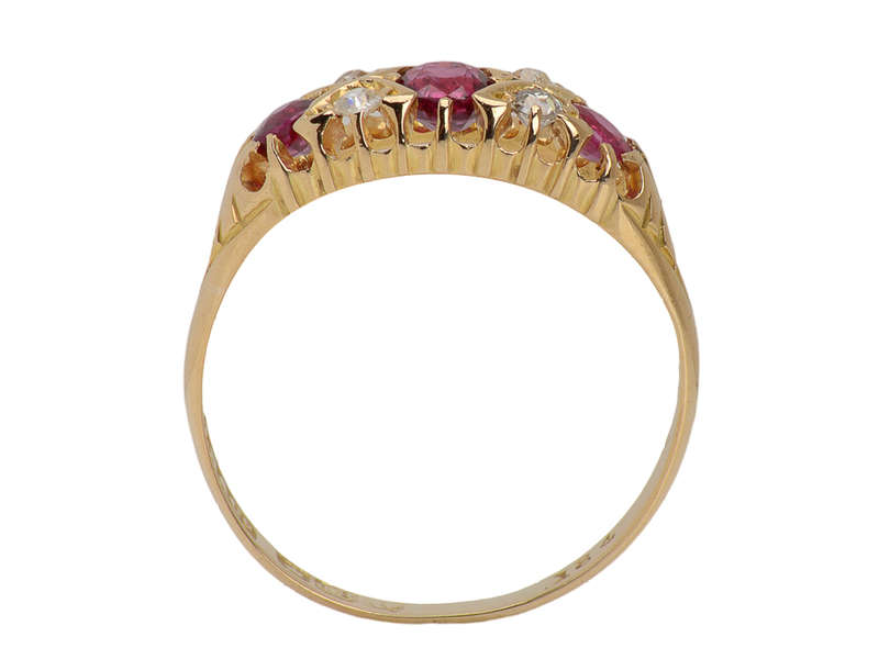 Classic Trilogy Natural Ruby Ring