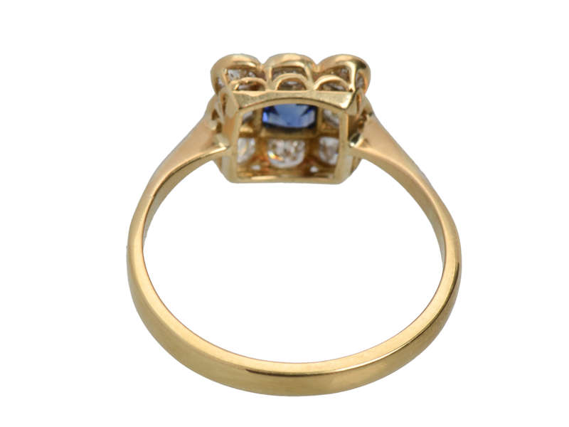 Dazzle Days - Vintage Sapphire Diamond Ring