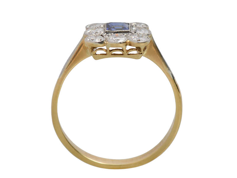 Dazzle Days - Vintage Sapphire Diamond Ring