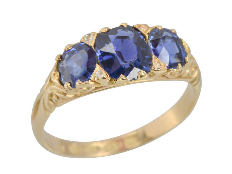 Fine No Heat Antique Ring of 1899