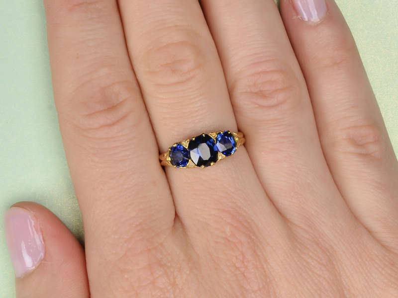 Fine No Heat Antique Ring of 1899