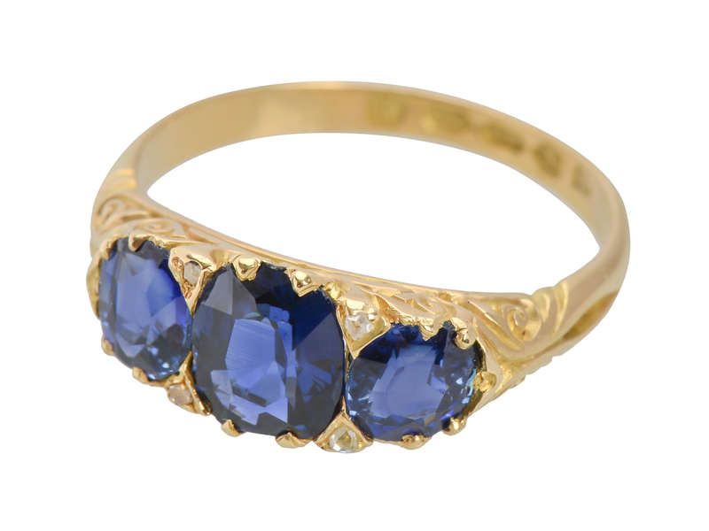 Fine No Heat Antique Ring of 1899