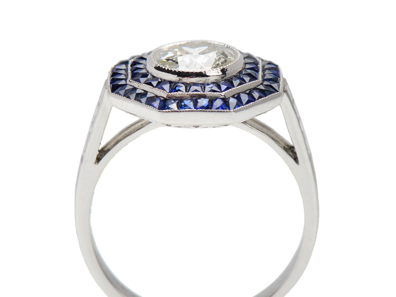 
                      
                        Come Alive - Double Halo Diamond Sapphire Ring
                      
                    