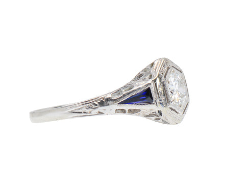 
                      
                        Glittering Art Deco Diamond Ring
                      
                    