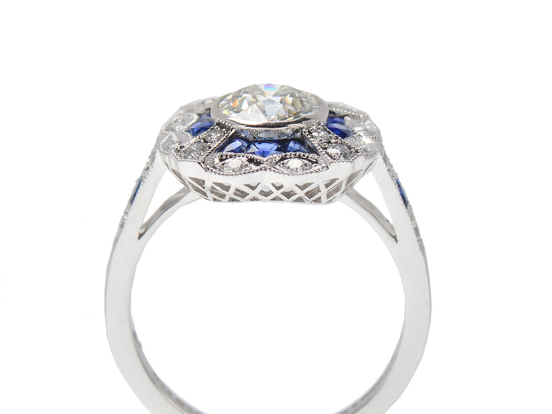 Vibrancy - Sapphire Diamond Statement Ring