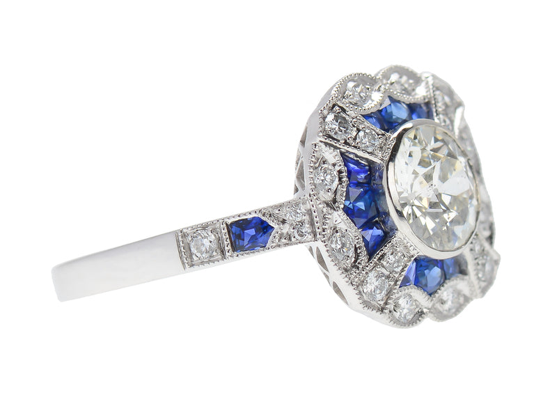 Vibrancy - Sapphire Diamond Statement Ring