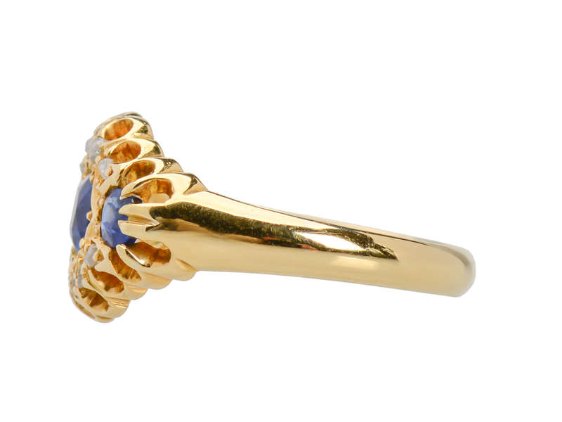 Antique Sapphire Diamond Ring From 1903
