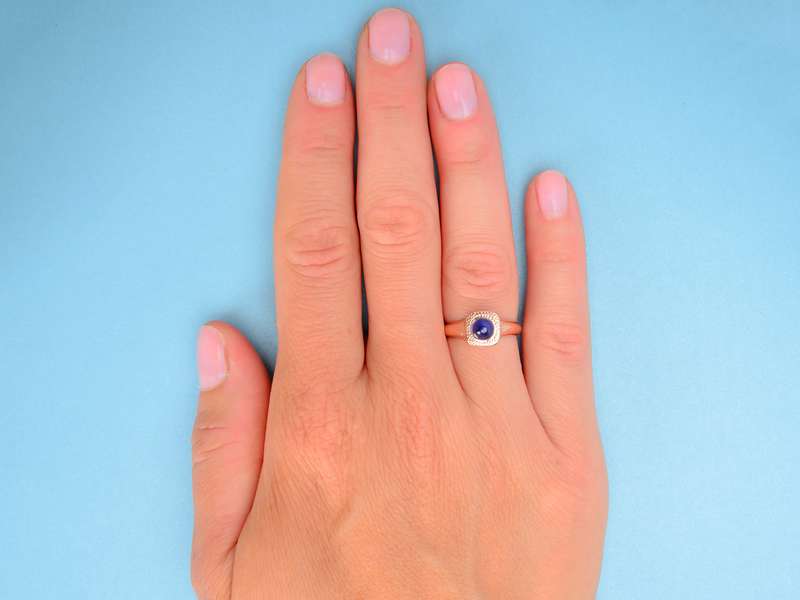 Bailey, Banks & Biddle Sapphire Rose Gold Ring