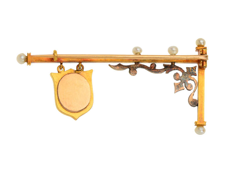 
                      
                        Victorian Whimsy - Signpost Brooch with Fly
                      
                    