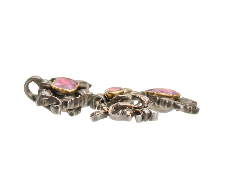 Mid 18th Century Pink Topaz Pendant