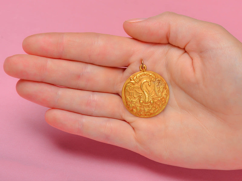Antique Scorpio Zodiac Pendant Sloan & Co.