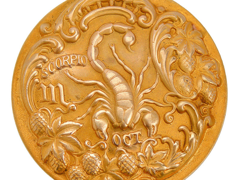 Antique Scorpio Zodiac Pendant Sloan & Co.