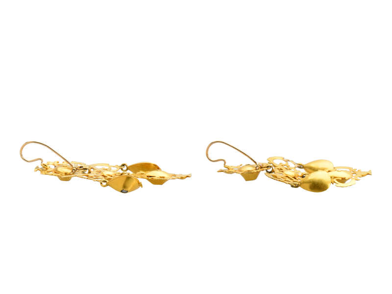 Georgian Early Spanish Diamond & Gold Earrings
