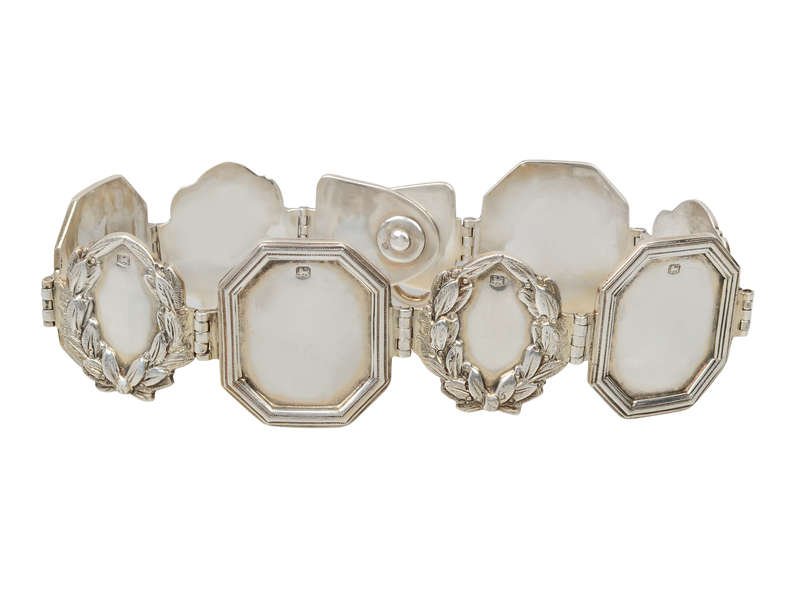 Regal Canine - Solid Sterling Silver Antique Dog Collar