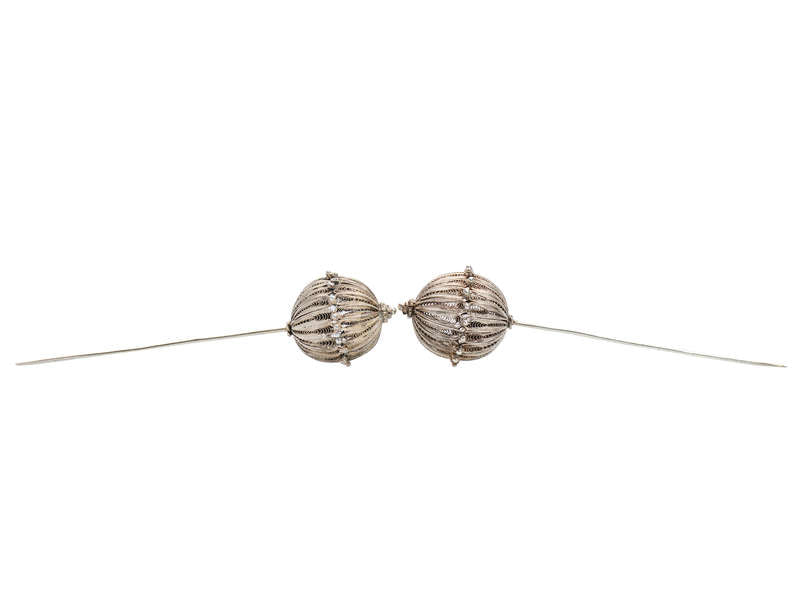 Puffs of Silver - Filigree Pins in Original Box