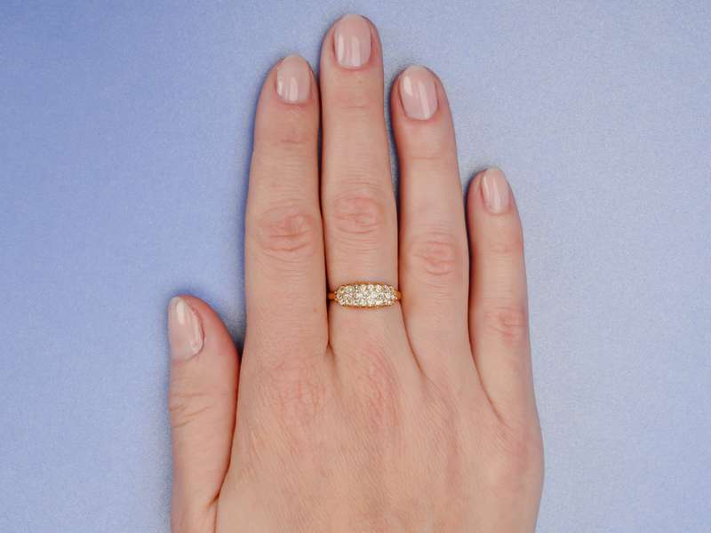 Personalized Antique Diamond Ring From 1887