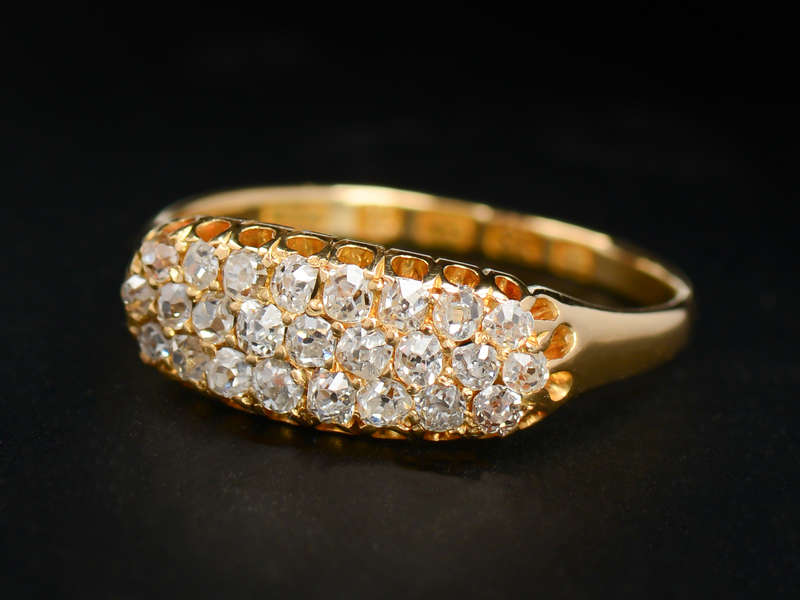 Personalized Antique Diamond Ring From 1887