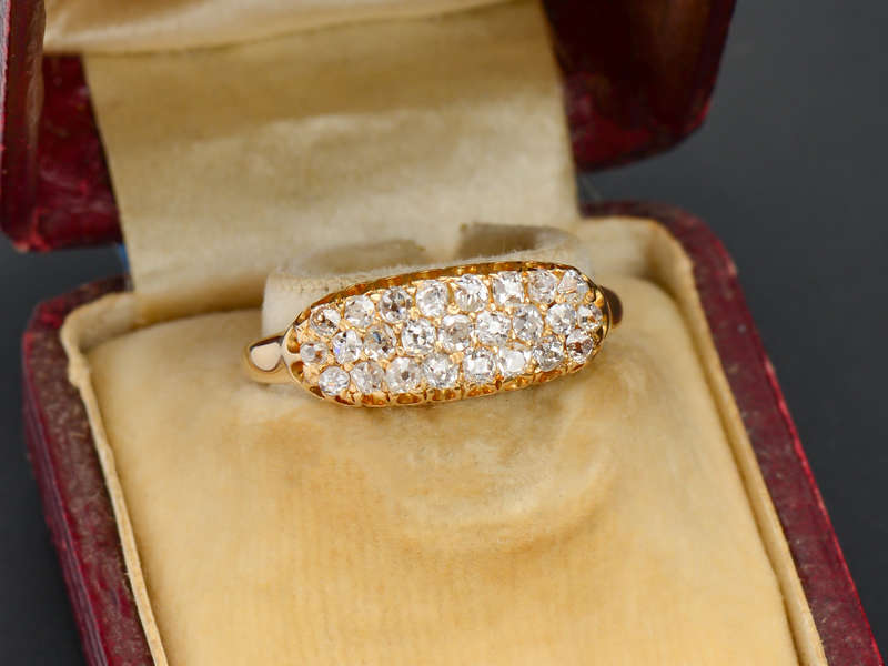 Personalized Antique Diamond Ring From 1887