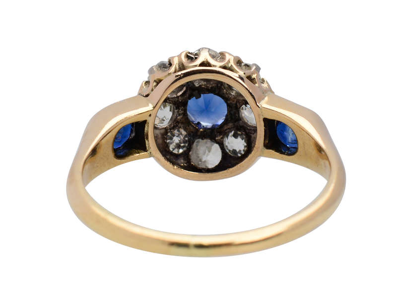 My Blue Heaven - Victorian Sapphire Diamond Ring