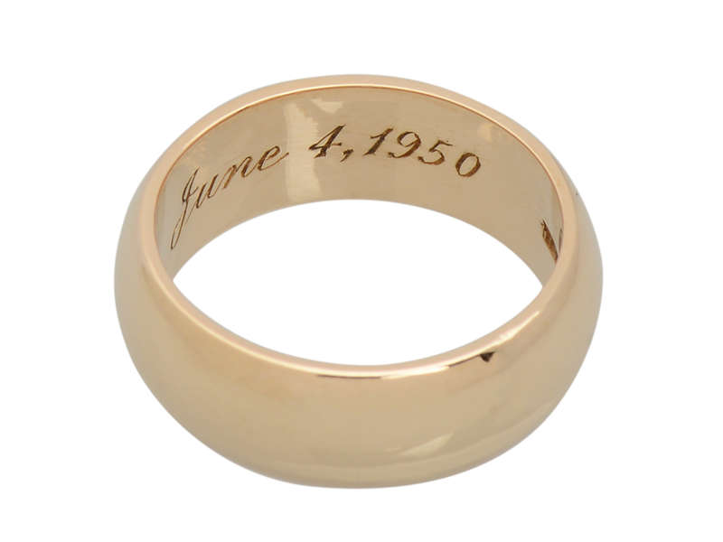 Tiffany & Co. Wide Wedding Band of 1950