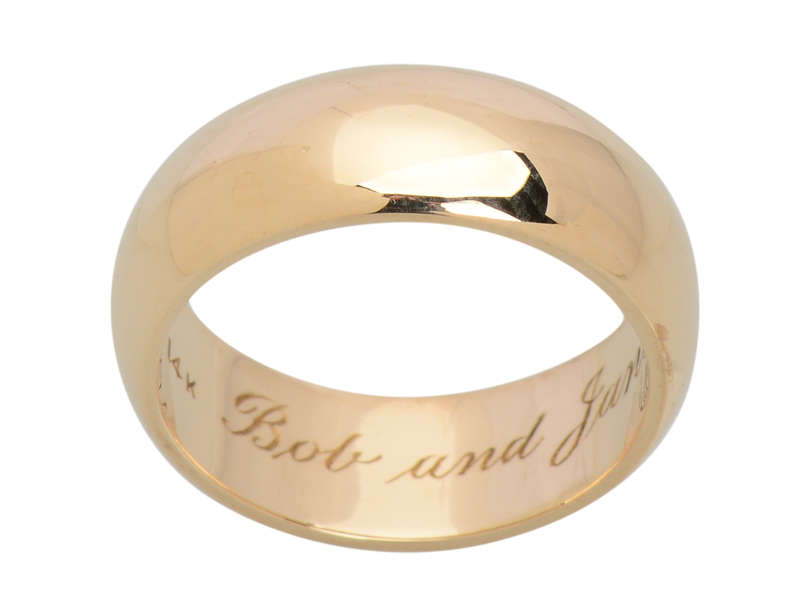 Tiffany & Co. Wide Wedding Band of 1950