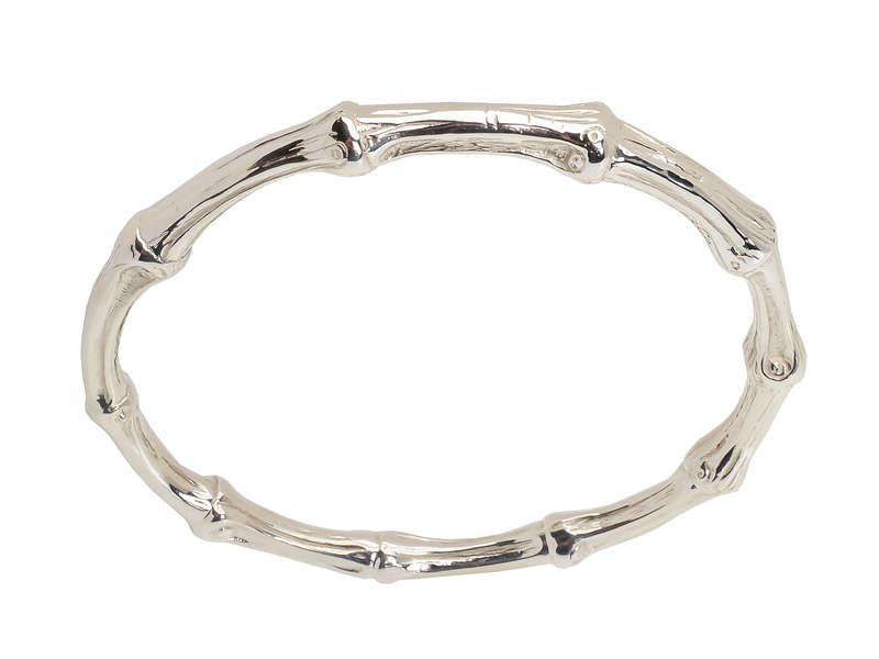 Tiffany Heavy Silver Bamboo Bangle