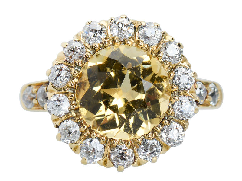
                      
                        Antique Precious Topaz Cluster Ring
                      
                    