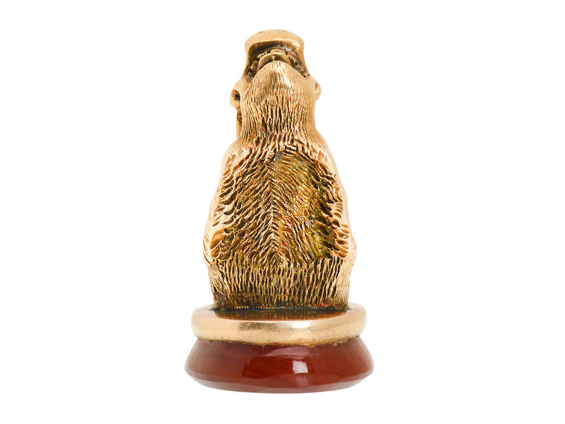 
                      
                        Victorian Boar's Head Fob Seal in Gold
                      
                    