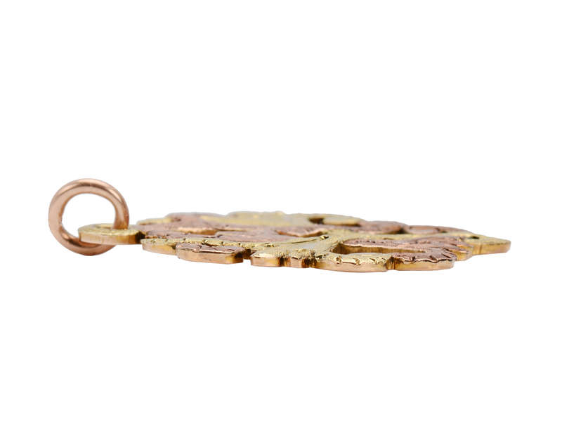 Initially...Victorian Rose & Green Gold Monogram